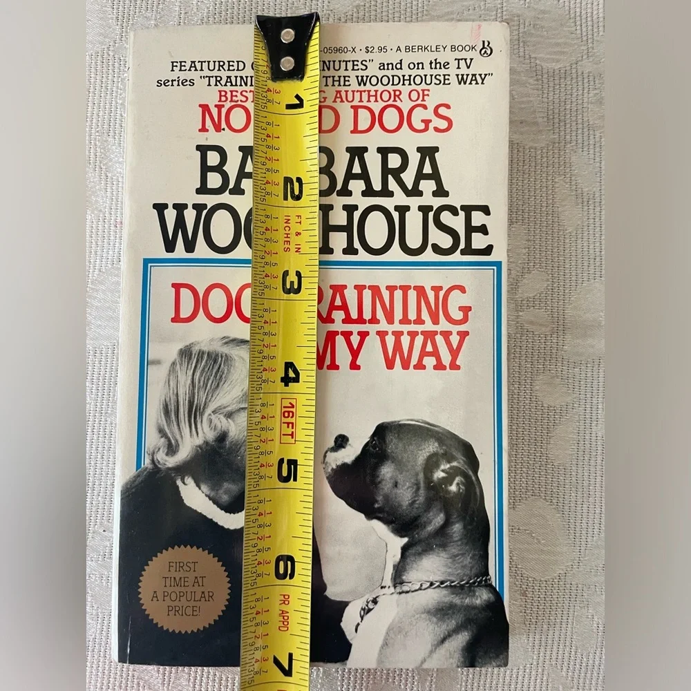 Book Dog Training My Way by Barbara Woodhouse pet Paperback